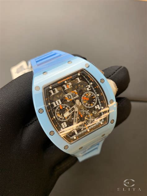 richard mille blauw|Richard Mille RM 011 Baby Blue Felipe Massa Last .